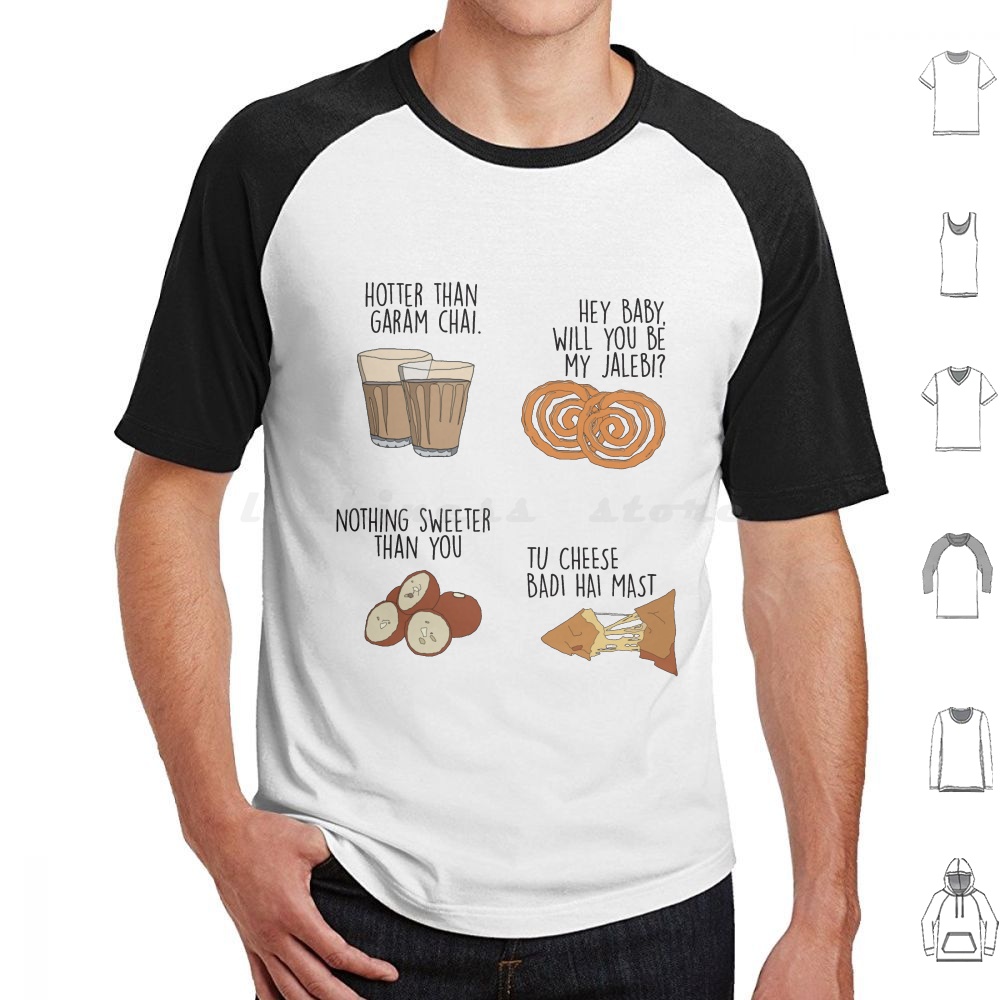 Food Snacks In India - Индийский набор. Футболка Snack Lines 6XL,