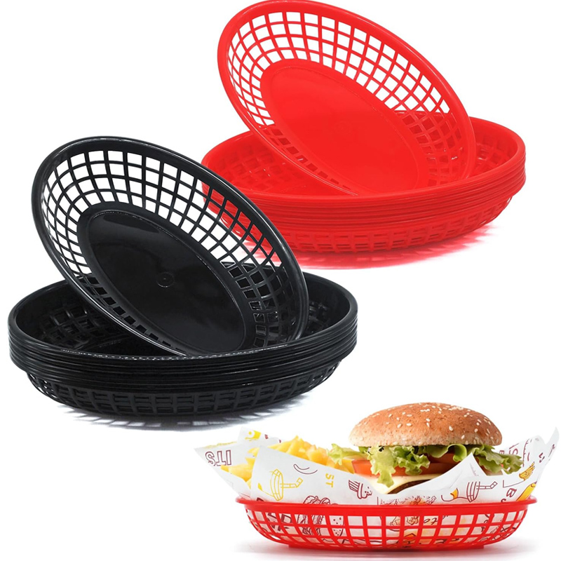 Пластиковая корзина для фаст-ф – обзор и цена Food Snacks Basket