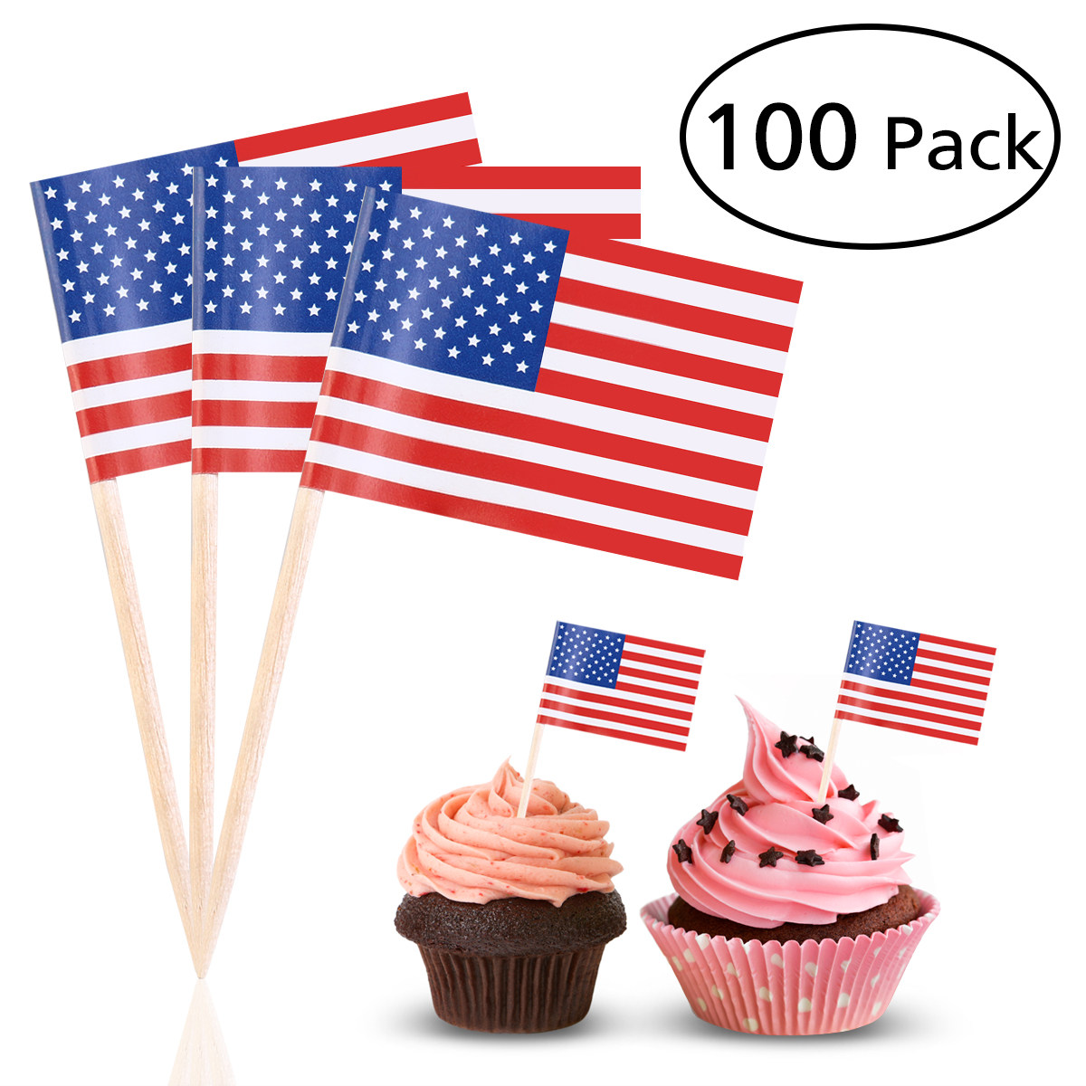 100 шт. палочек для закусок с  – обзор и цена Food Snacks Party