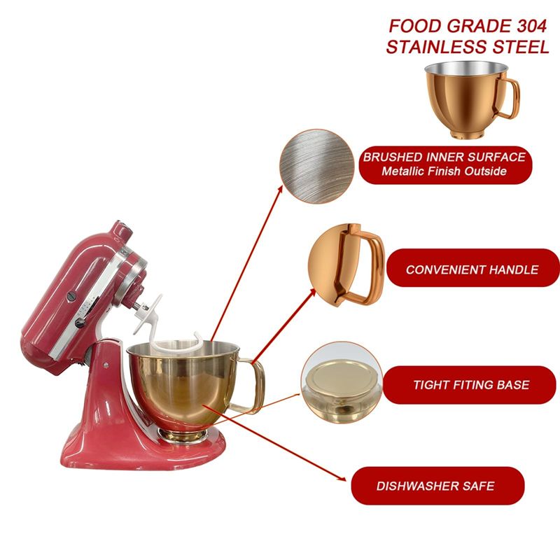 Чаша-миксер A27F-5 QT из нержа – обзор и цена Kitchenaid Mixer Artisan 5Qt